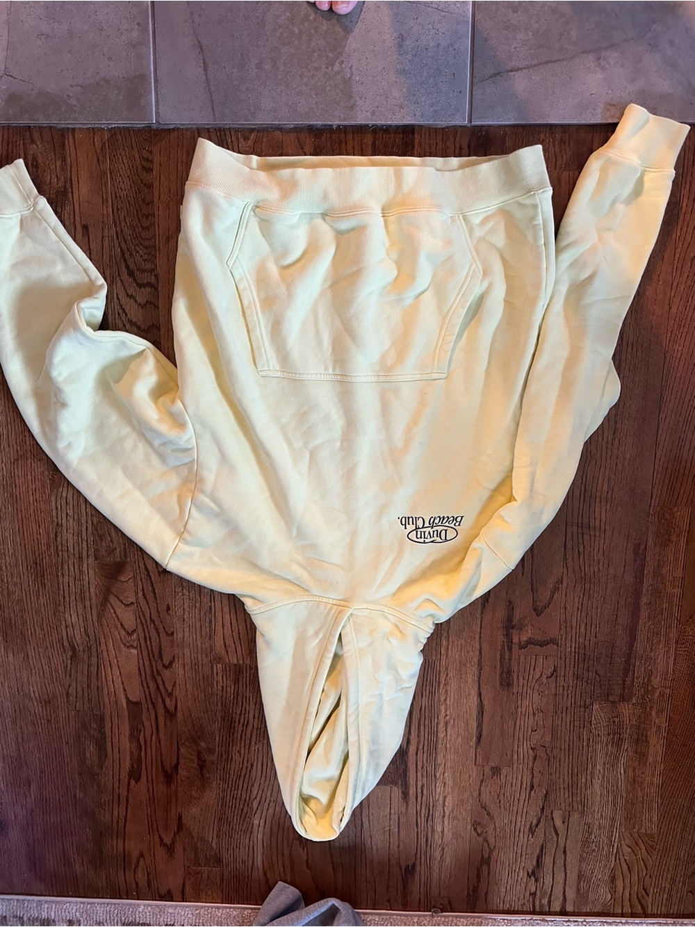 Duvin design neon yellow hoodie